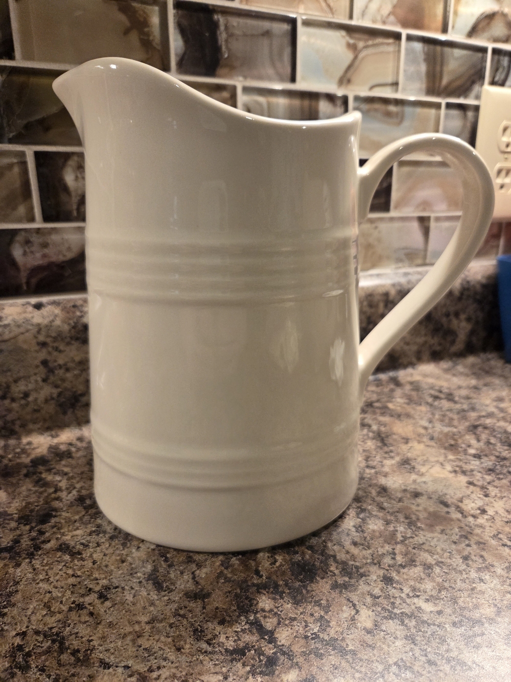 FIESTA LINEN FARMHOUSE PITCHER